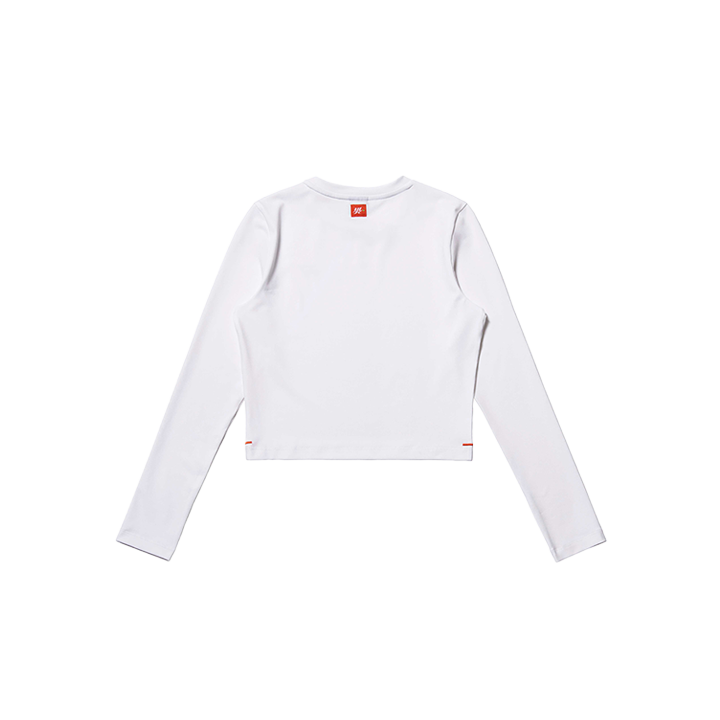 요넥스 245TL003F 테니스 의류 화이트 긴팔 크롭티 여성용 24SS - 상세 이미지 3
