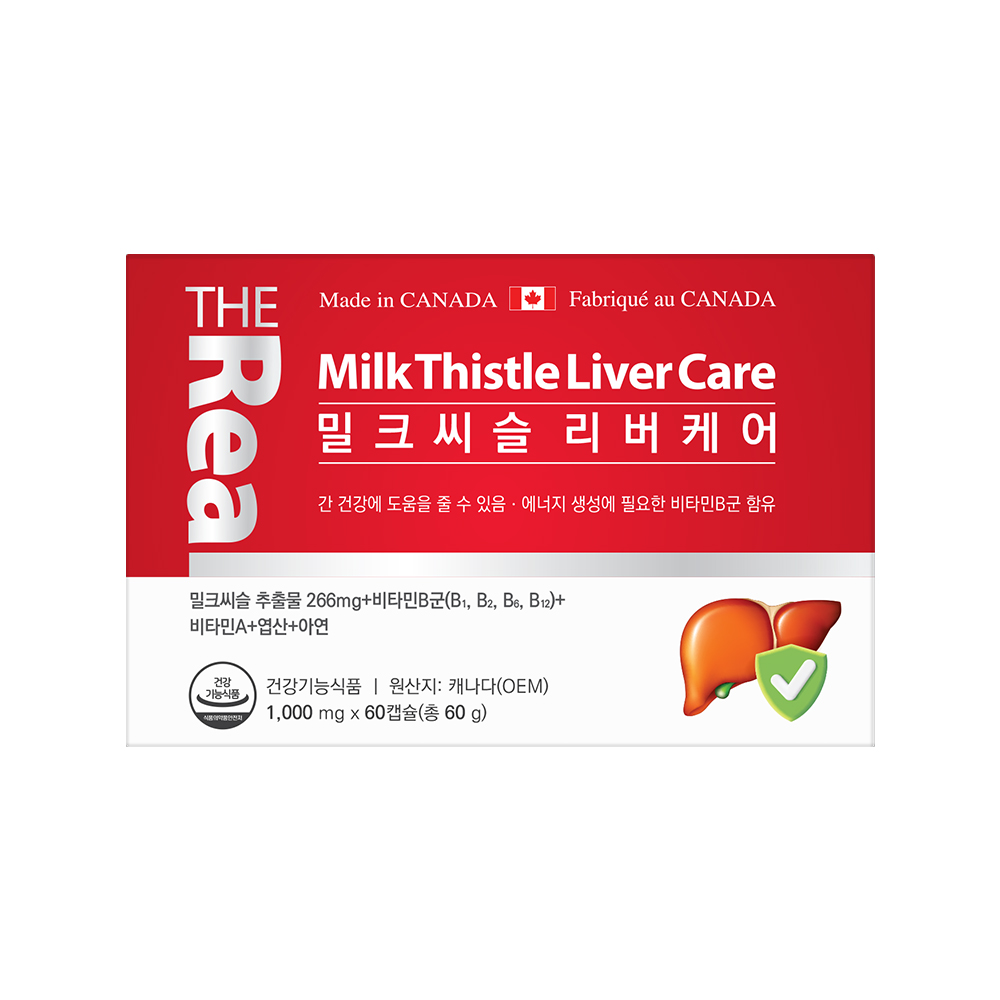 더리얼 밀크씨슬 리버케어 60캡슐, 3개 - 상세 이미지 2