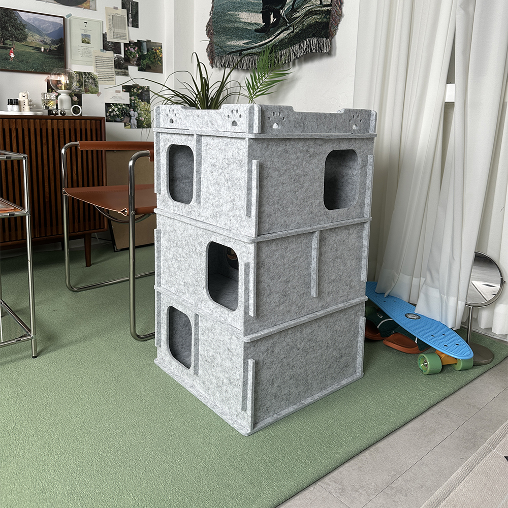 MIAMIA 미로 고양이 숨숨집 동굴 숨숨 터널 캣타워 대형