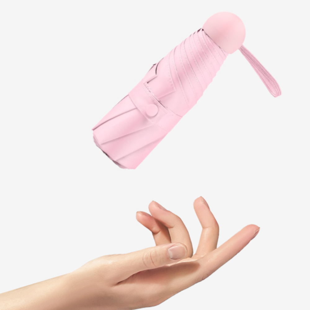 초경량 양우산 우양산 미니 마카롱 암막 UV 학생 포켓 접이식 5단 양산 이미지 2