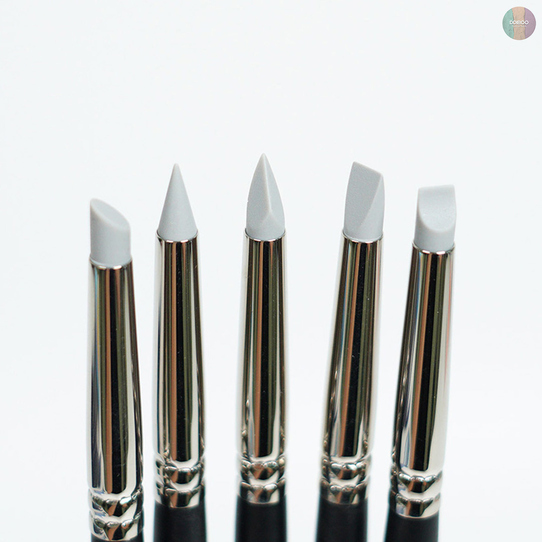 폴리머 클레이 실리콘 조형 붓 고무붓