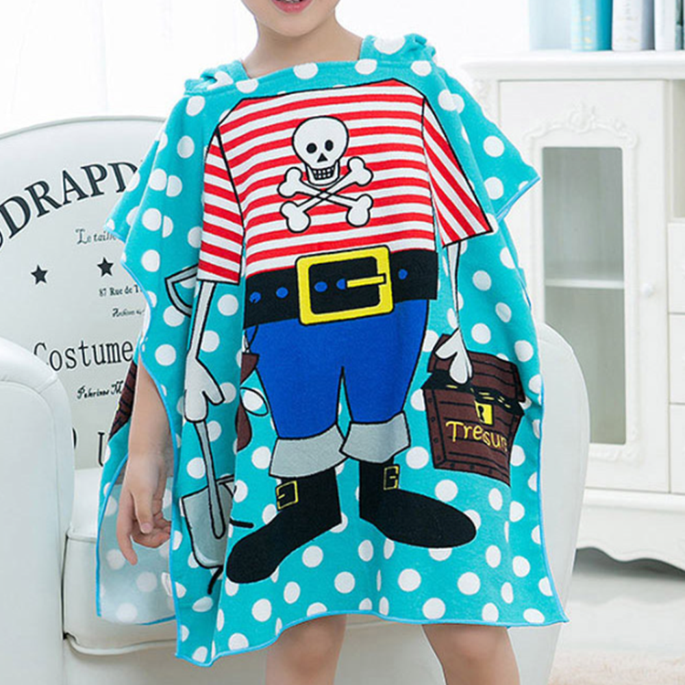 물놀이가운 유아 아동 어린이 키즈 샤워타올 비치 판초타월