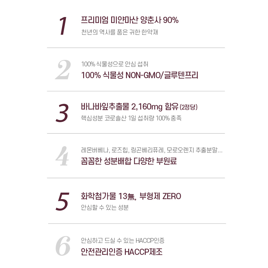 양춘사 사인 바나바잎 추출물 90% 고함량 미얀마산 정 2박스 - 상세 이미지 4
