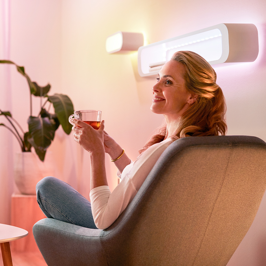 필립스 위즈 LED스트립 라이트 붙이는 줄조명 연장용 간접조명 1m Matter