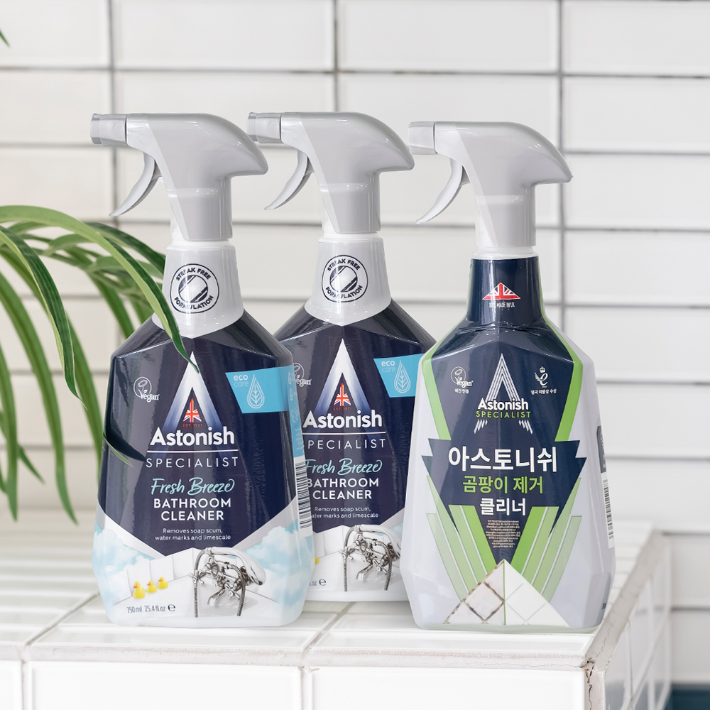 [본사] 아스토니쉬 욕실청소 곰팡이1개+배스룸 2개 세트