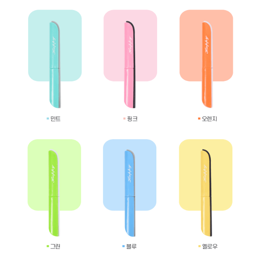 휴대용 핸디컷 펜타입 미니 다꾸 문구용 아기 필통 가위 - 상세 이미지 5