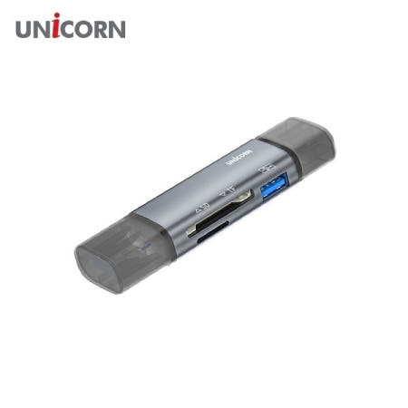 서진네트웍스 유니콘 XC-2000M USB Type A+C OTG 멀티카드리더기