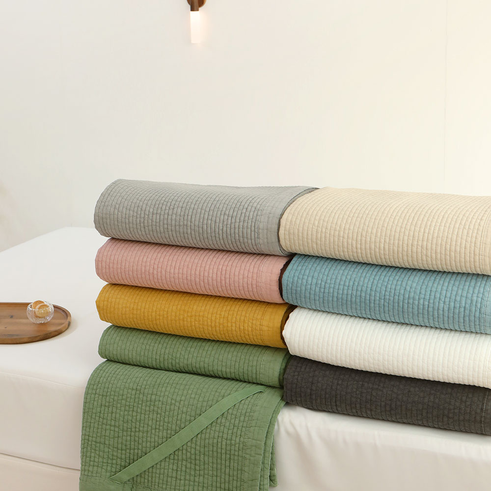 모달 순면 피그먼트 침대고정패드 SS 데이라인 화이트