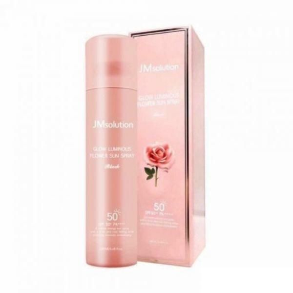 JM 제이엠솔루션 윤광플라워 선 스프레이 로즈180ml spf50 pa 끈적임없이 산뜻한 사용감 가벼운 투명분사 : 백화점가는길