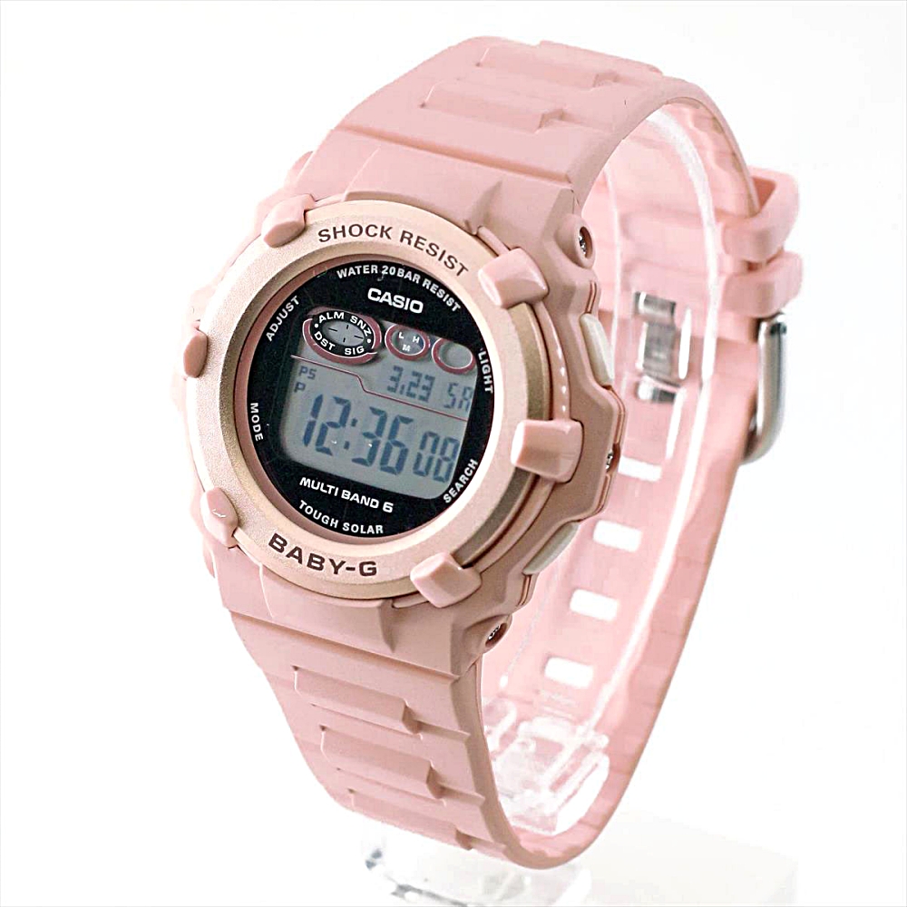 카시오 CASIO 베이비지 워치 핑크 BGR-3003NC-4JF 여성 아웃도어 손목시계 - 상세 이미지 3