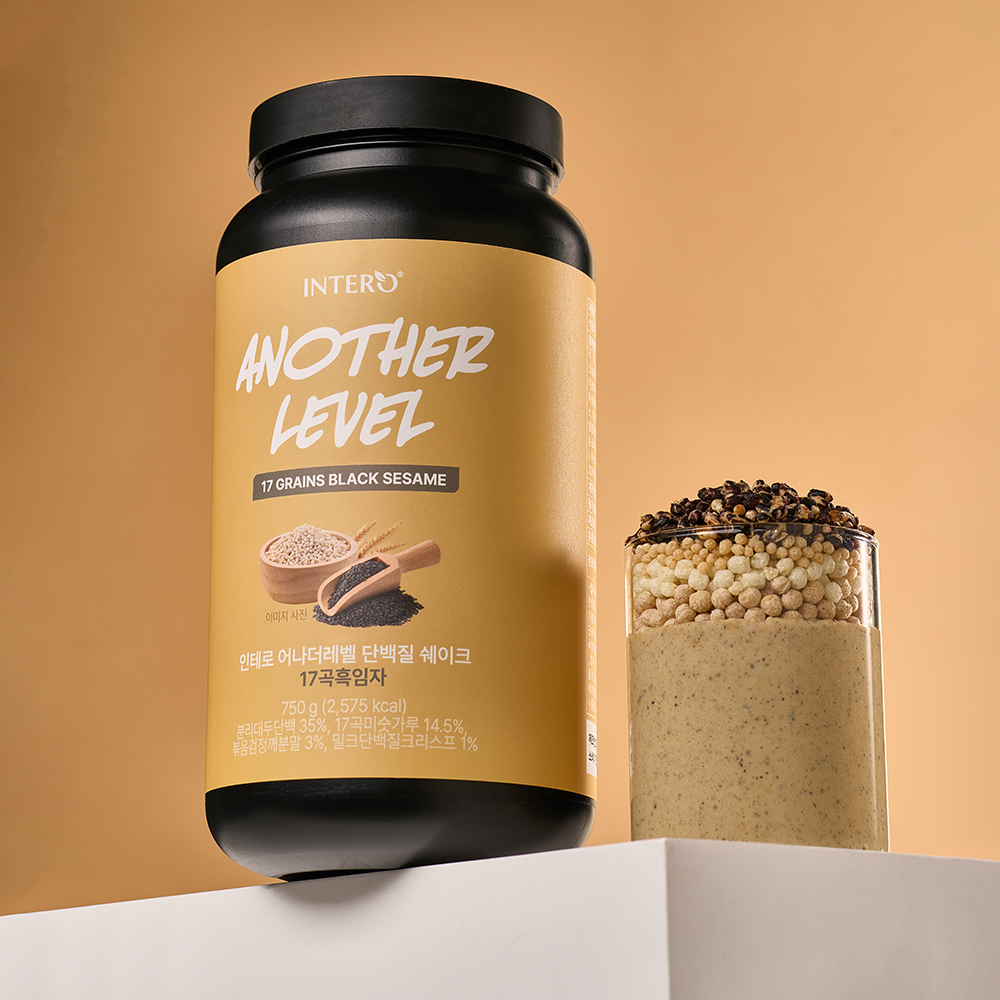 어나더레벨 단백질 쉐이크 고단백 식사대용 맛있는 한끼 흑임자, 750g, 1개