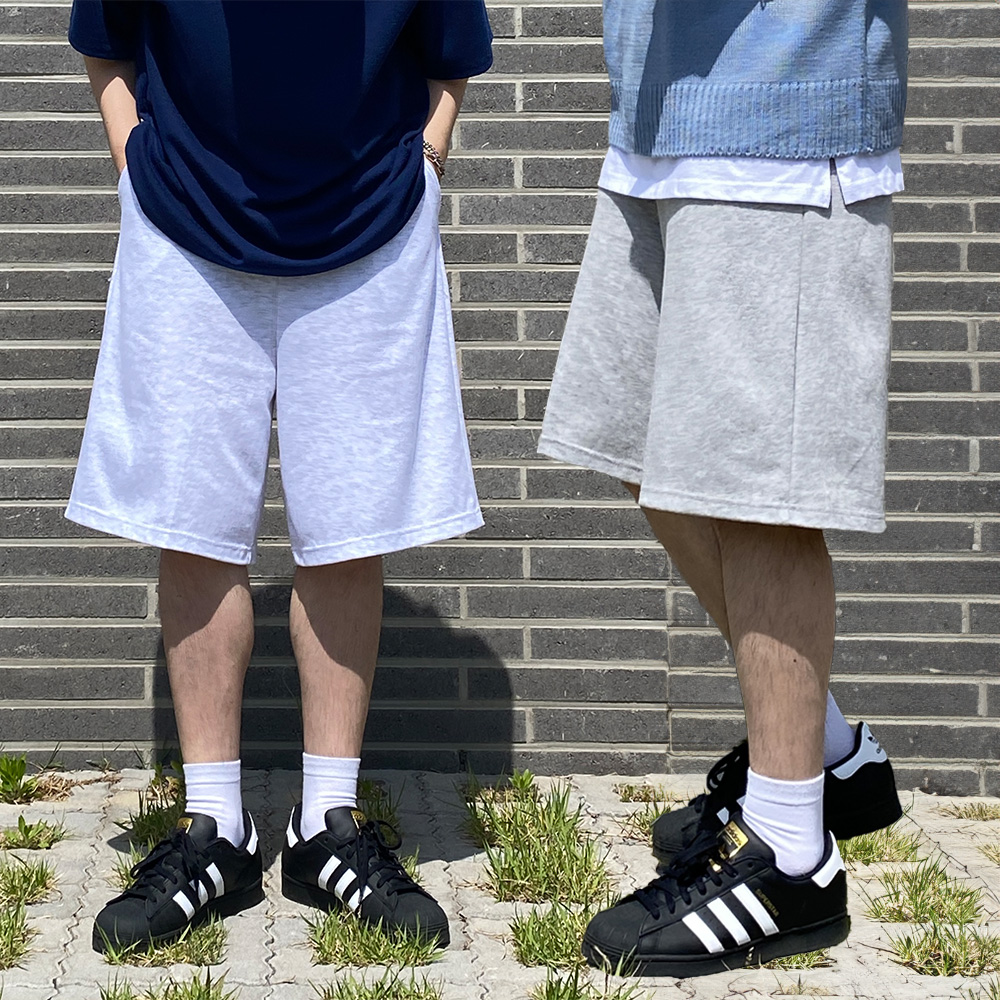 6부반바지 벌룬반바지 버뮤다스웻팬츠 - 상품 이미지