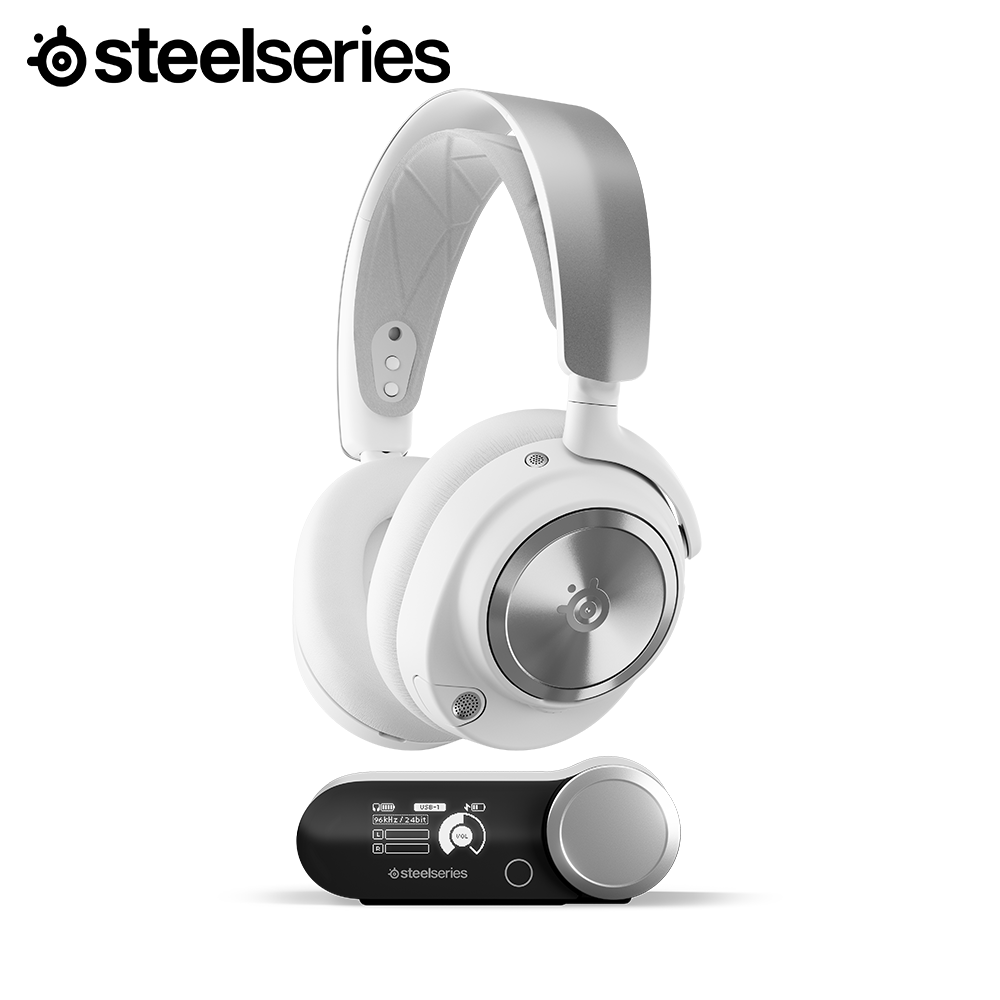 스틸시리즈 Arctis Nova Pro White 무선 게이밍 헤드셋