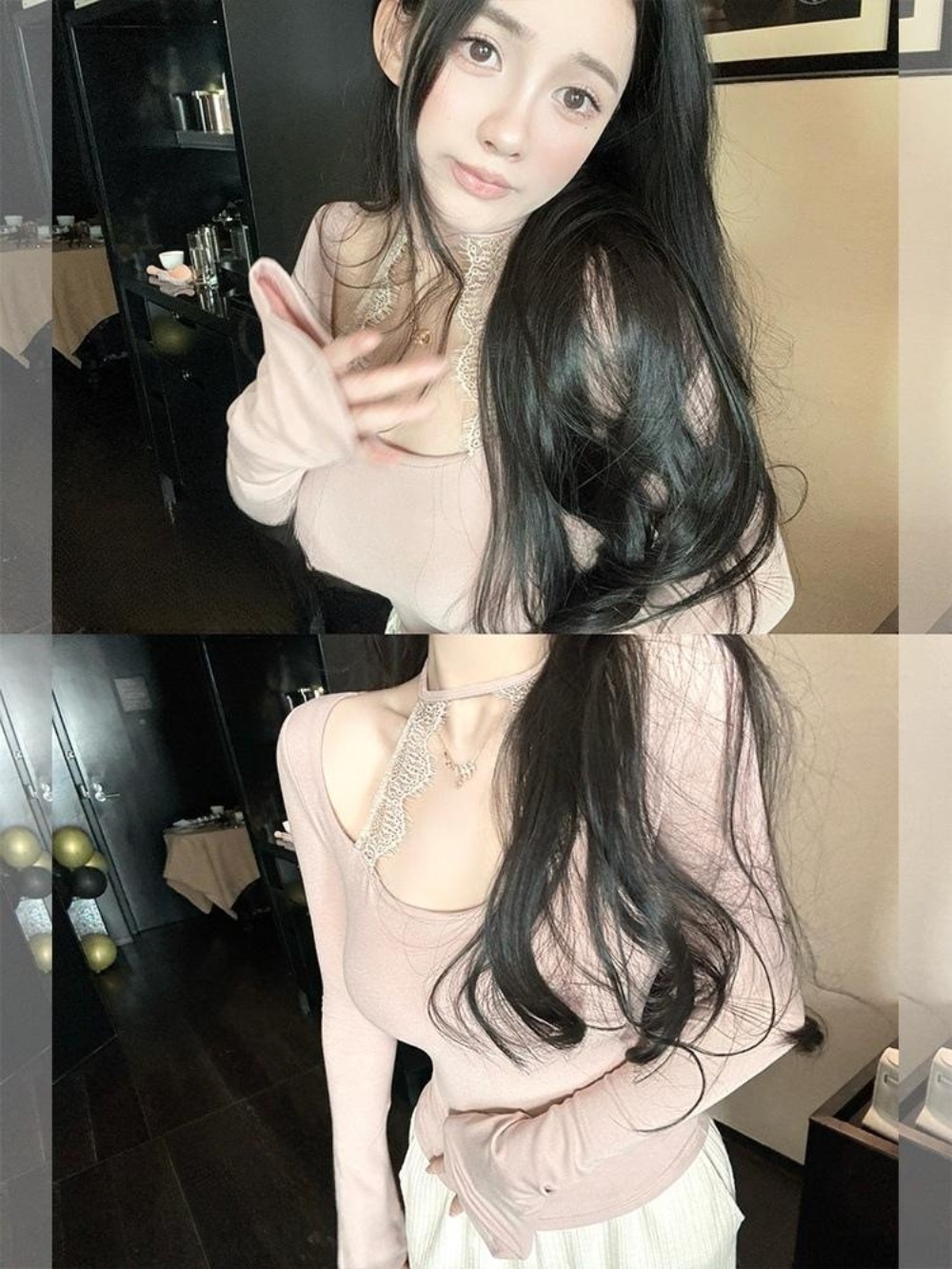 줄서는 식당 12회 박소현 티셔츠 페미닌 발레코어 - 상세 이미지 2