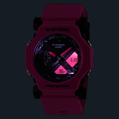 카시오 CASIO 지샥 핑크 GA-2300-4AJF 여자 캐주얼 스포츠 손목시계 - 상세 이미지 4
