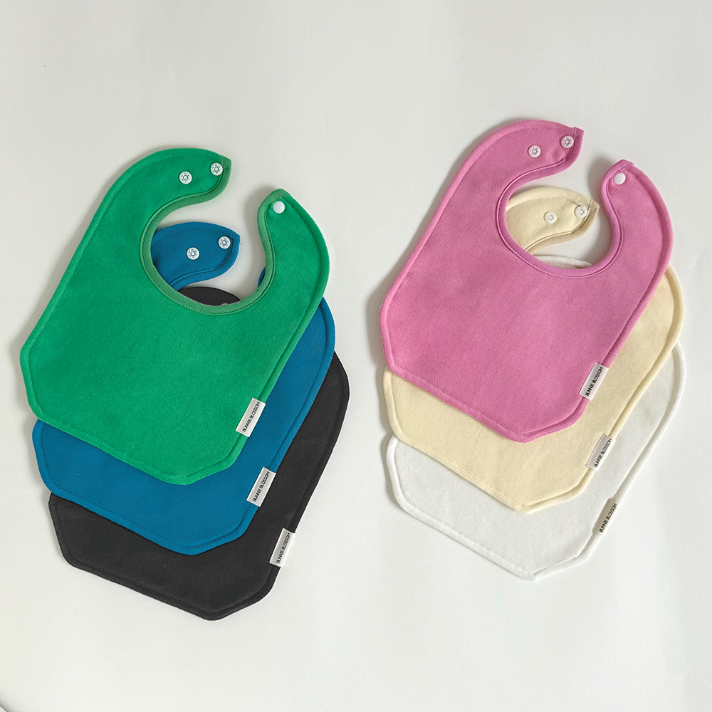 [바니블라썸] 캔디메쉬 에어매쉬 여름 턱받이 아기 빕 이유식턱받이 침받이 크림