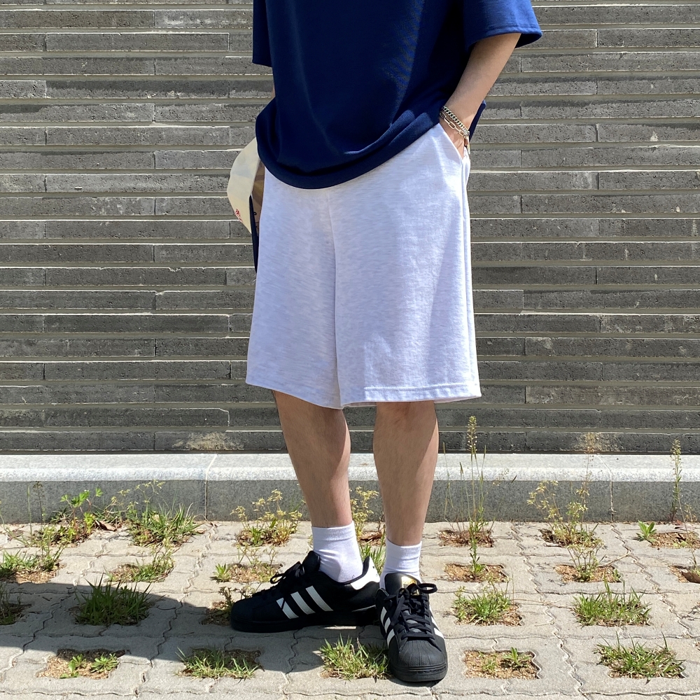 6부반바지 벌룬반바지 버뮤다스웻팬츠 - 상세 이미지 3