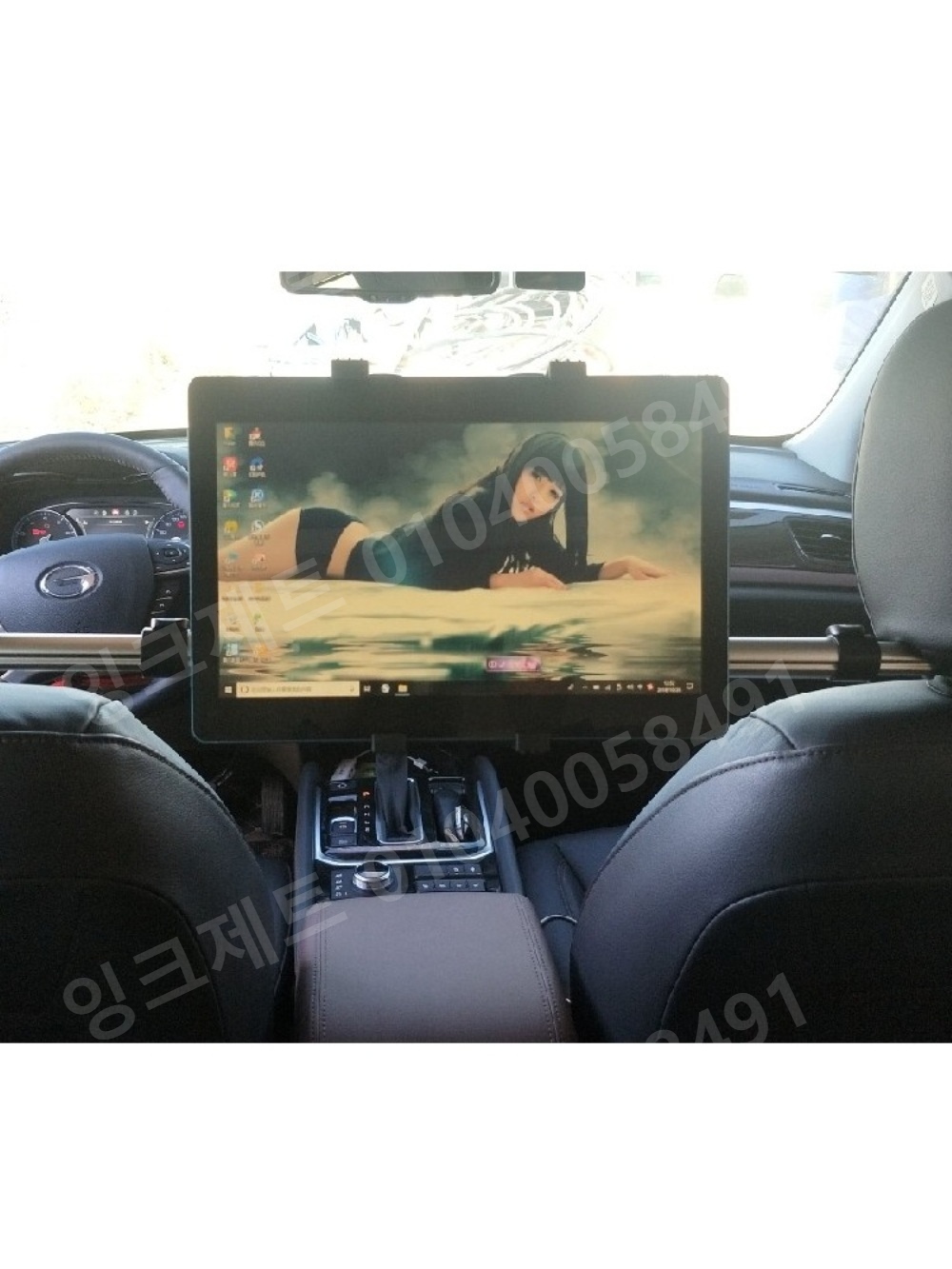 헤드레스트 거치대 핸드폰 아이패드 차량용 뒷자리 휴대용 - 상세 이미지 4