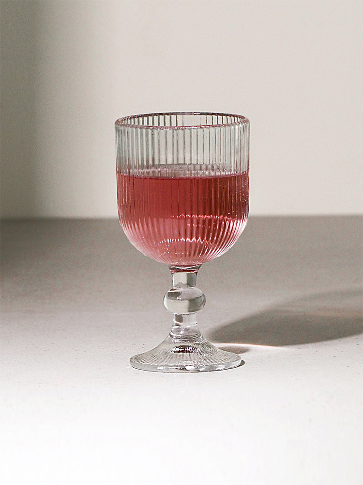 도로시 플리츠 고블렛잔 홈파티 집들이선물 고급와인잔 375ml