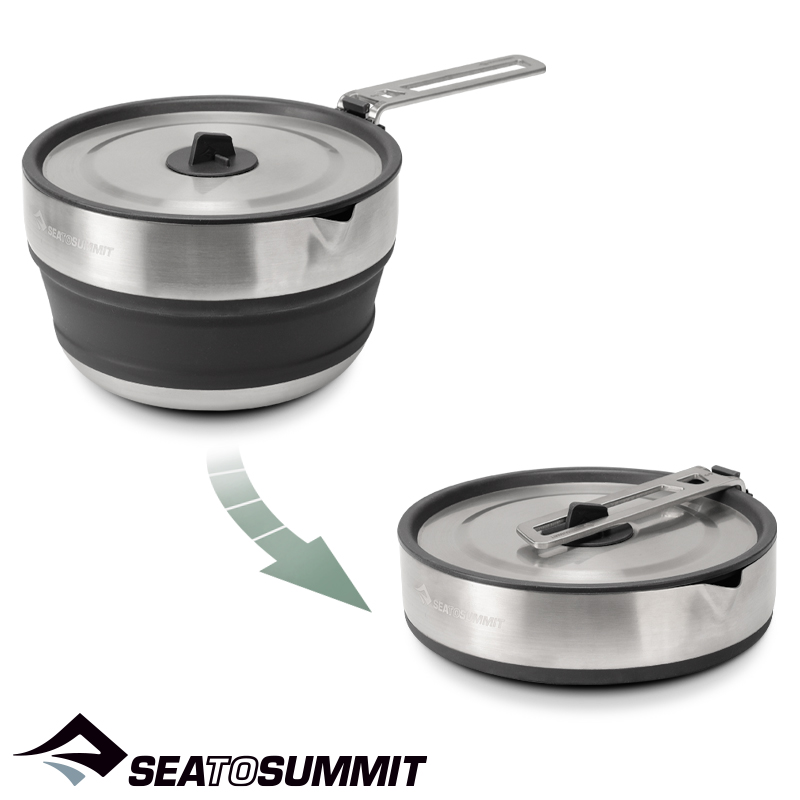 씨투써밋 디투어 팟 1.8리터 접이식 코펠 캠핑 냄비