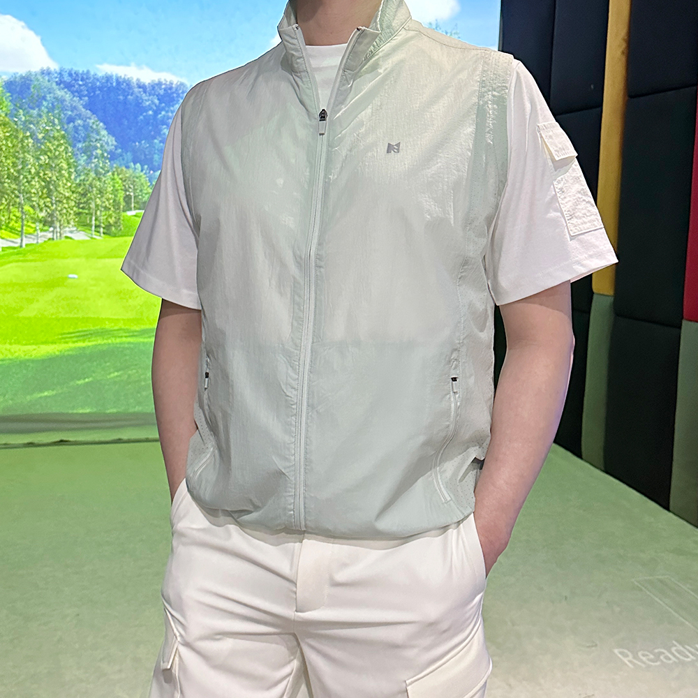 남성여름골프조끼 골프바람막이조끼