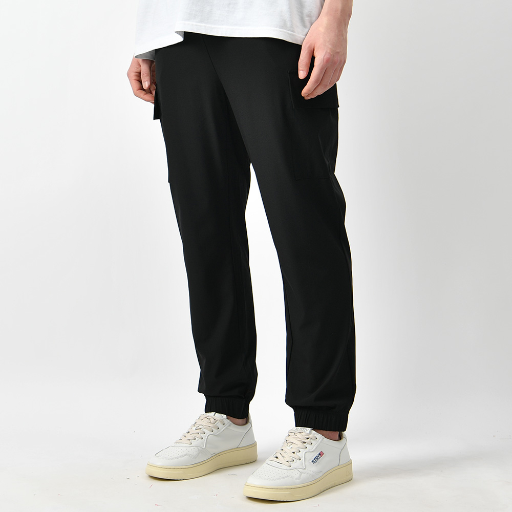 남자 여름 카고조거팬츠 아이스 쿨링 스판 밴딩 바지 - 상세 이미지 3