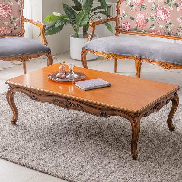 엔틱 거실 테이블 카페 낮은 테이블 거실용 탁자 소파용 좌탁