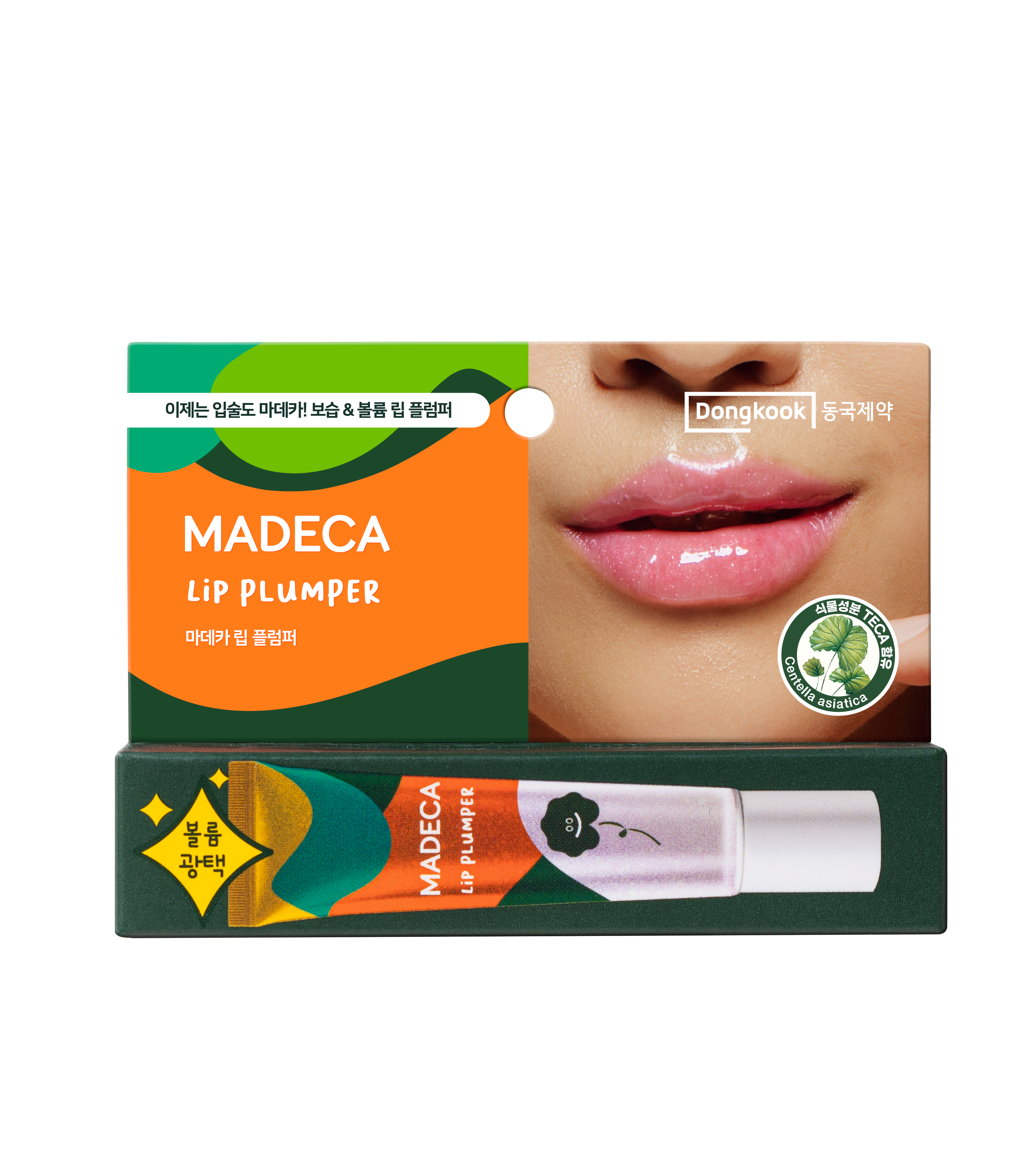 마데카 모이스처 립 에센스10ml 1개 + 립 플럼퍼 10ml 1개/ 립밤, 마데카립밤, 입술보호제, 립케어, 비건 상품 이미지