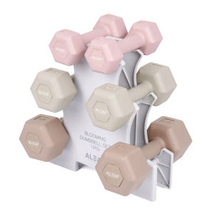 아리프 블루밍 덤벨 세트 12kg 거치대 포함 육각 여자 아령 운동러 솔직 후기 | 실사용 리뷰 - 상품 이미지 3