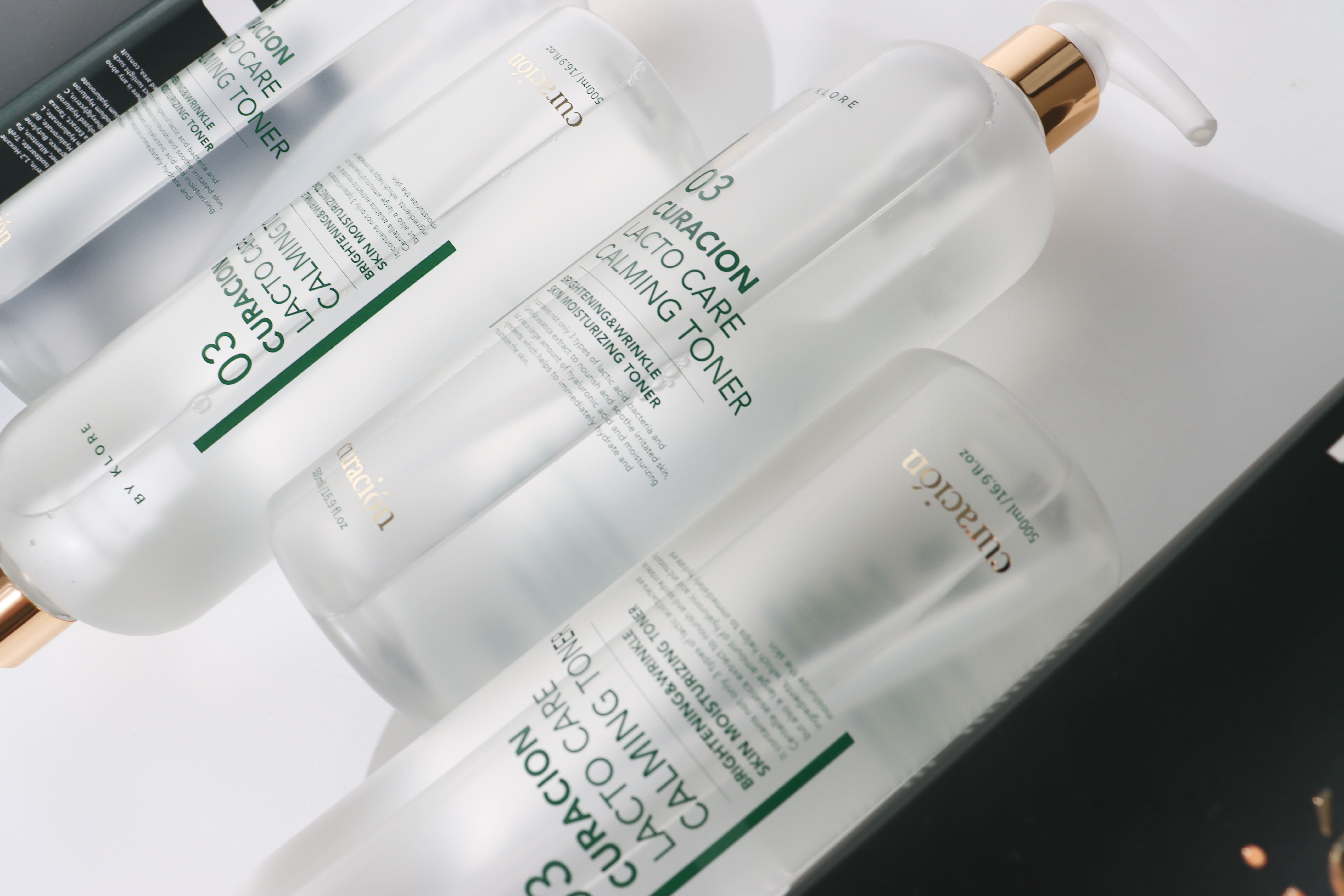 큐라씨온 락토 카밍토너 500ml, 피부탄력 피부진정 수분공급 에스테틱 - 상세 이미지 4