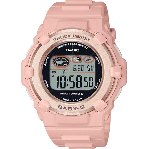 카시오 CASIO 베이비지 워치 핑크 BGR-3003NC-4JF 여성 아웃도어 손목시계 - 메인 이미지