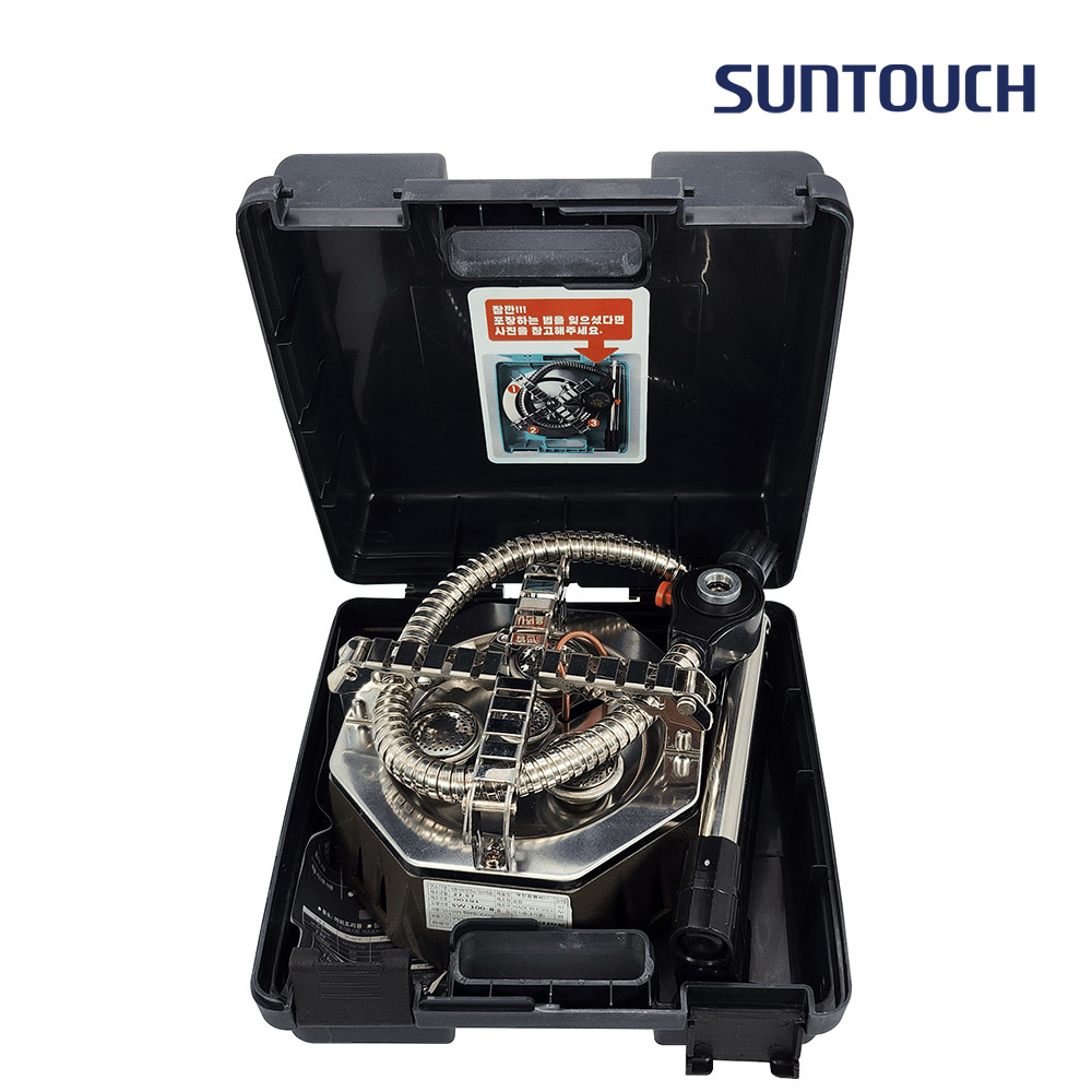 [알림받기 추가할인] 썬터치 통주물바디 고화력 캠핑버너 4&5구 강염버너 그리들버너 다이캐스팅 팔각 ST-DS8F