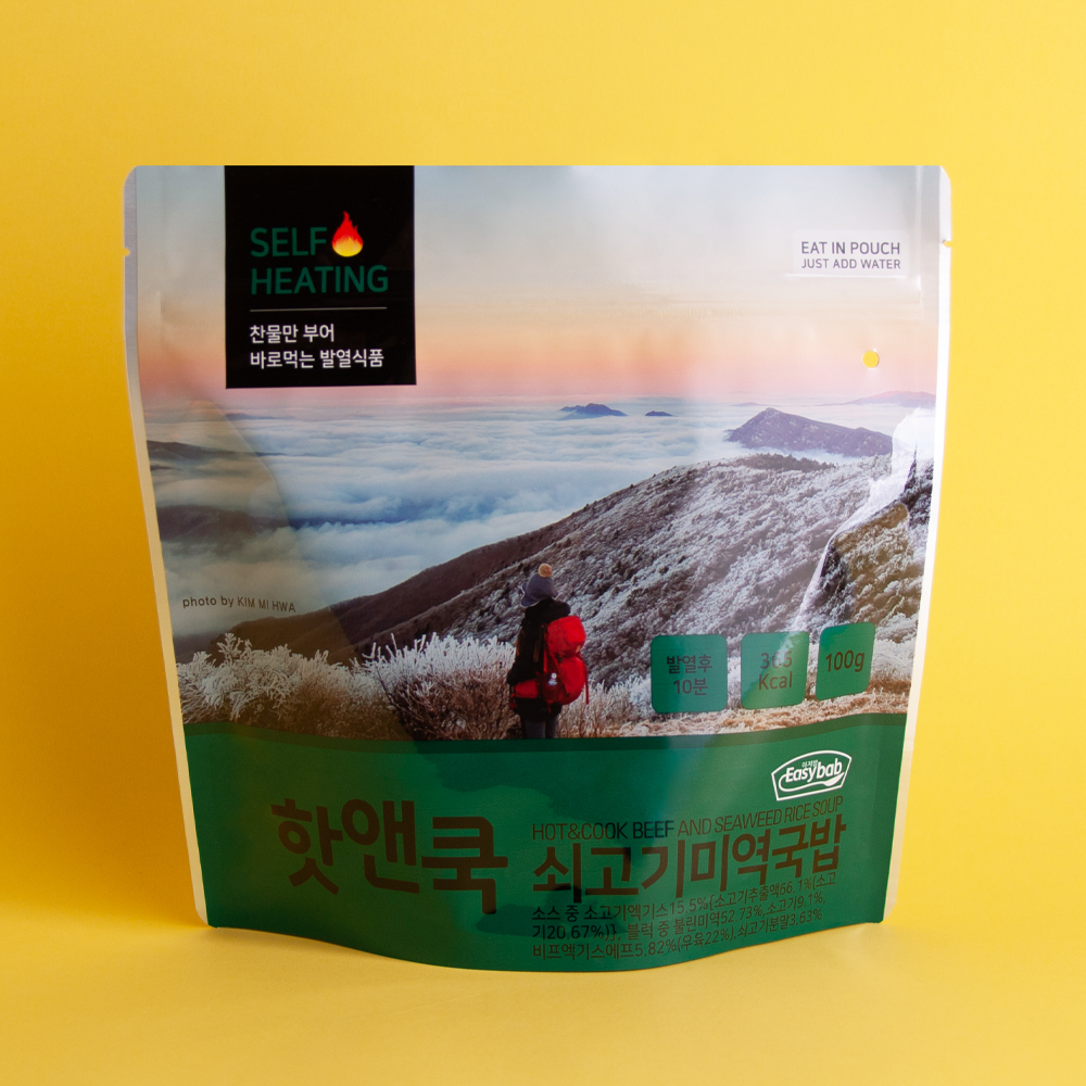 핫앤쿡 국밥 6개 세트 전투식량 비화식 발열도시락 야외간편식 캠핑 - 상세 이미지 3