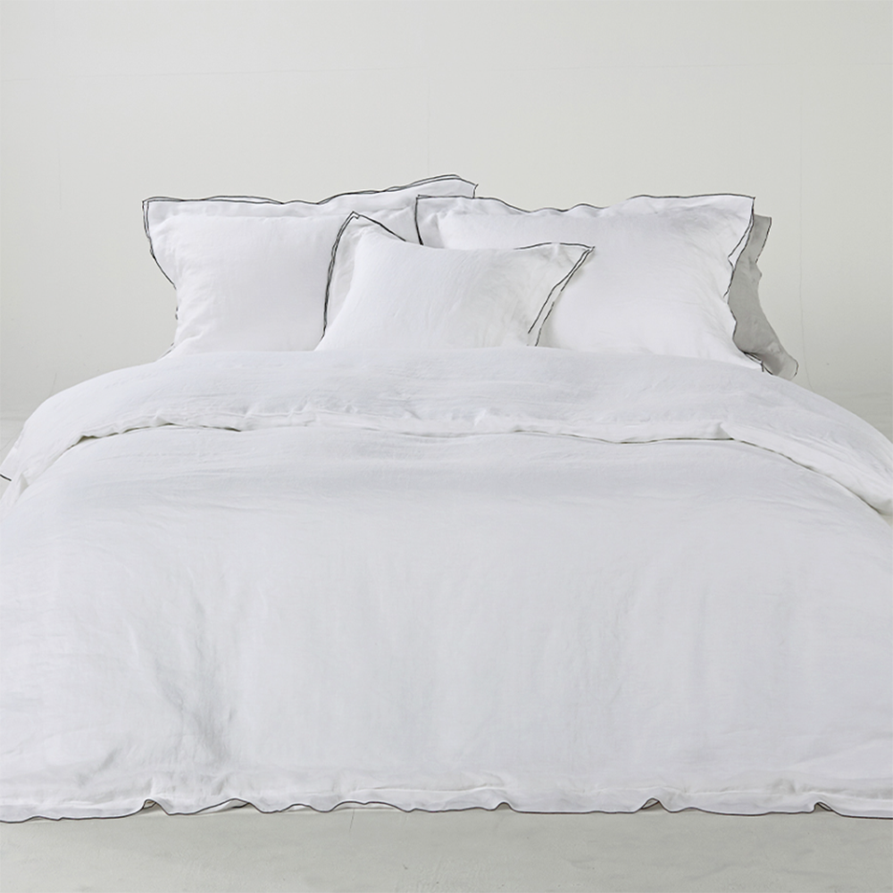 레노마 홈 플랩린넨 홑겹이불 커버 프랑스 린넨 100% 4가지색상