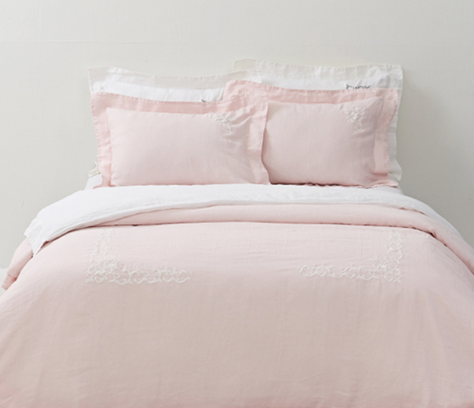 까사 소냐르 플륌티 프랑스 워싱 린넨 100% 홑이불 커버 3 가지 색상