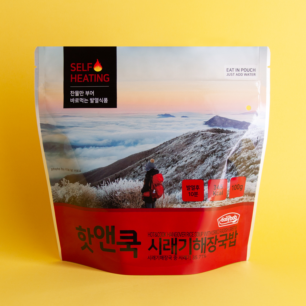 핫앤쿡 국밥 6개 세트 전투식량 비화식 발열도시락 야외간편식 캠핑 - 상세 이미지 2
