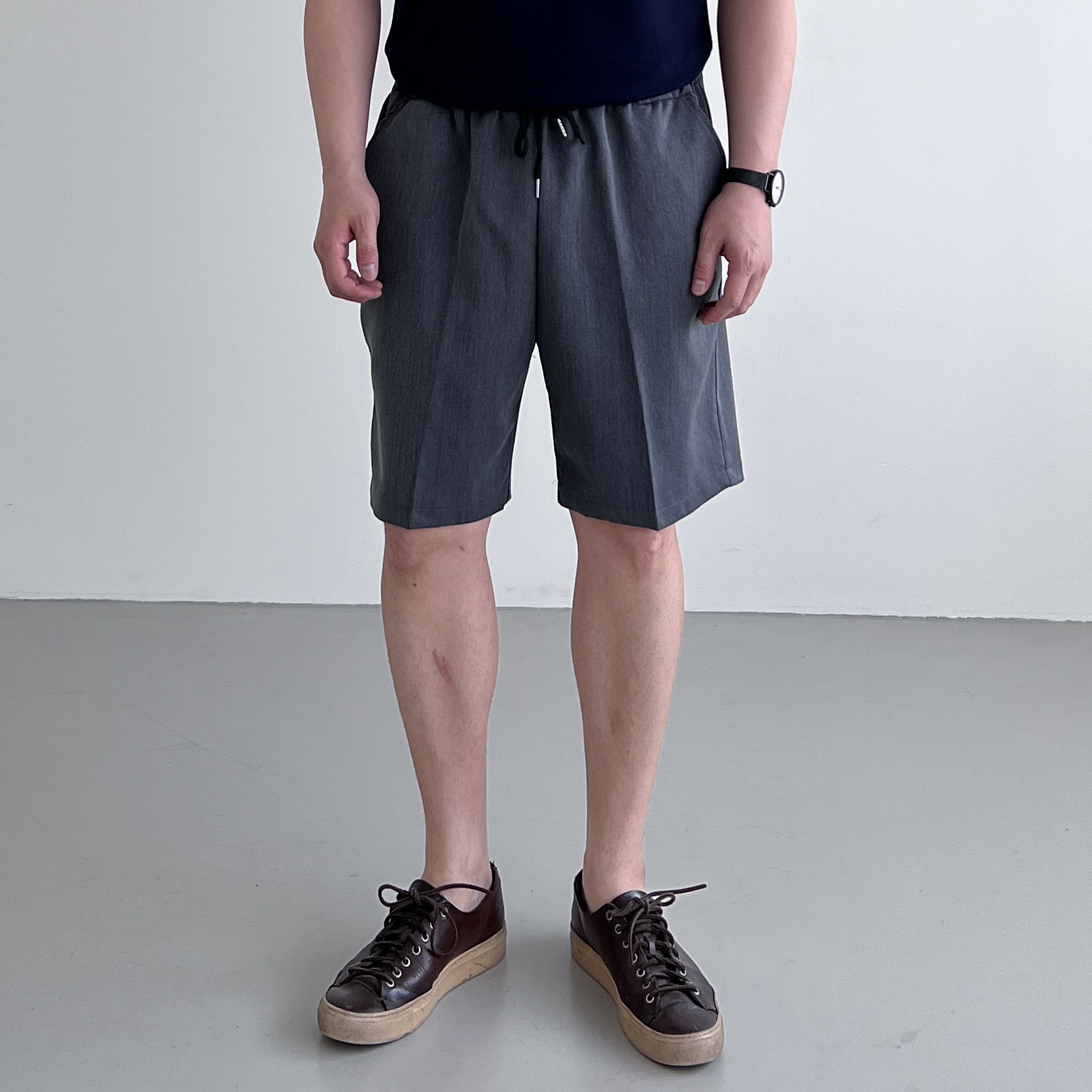 1+1 남자정장반바지 남자슬랙스반바지 - 상세 이미지 4