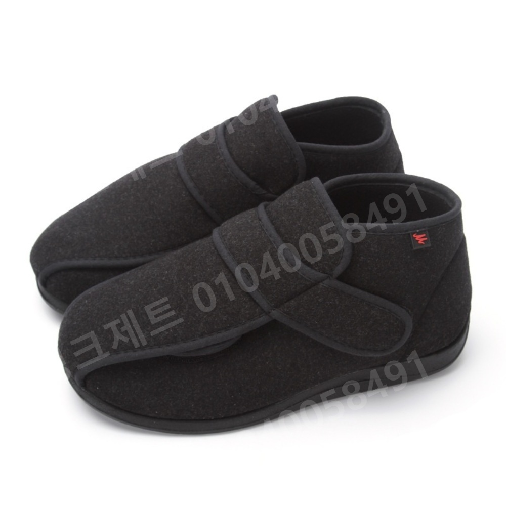 어르신 신발 와이드 당뇨병 건강 관리 노인 슈즈 변형 - 상품 이미지