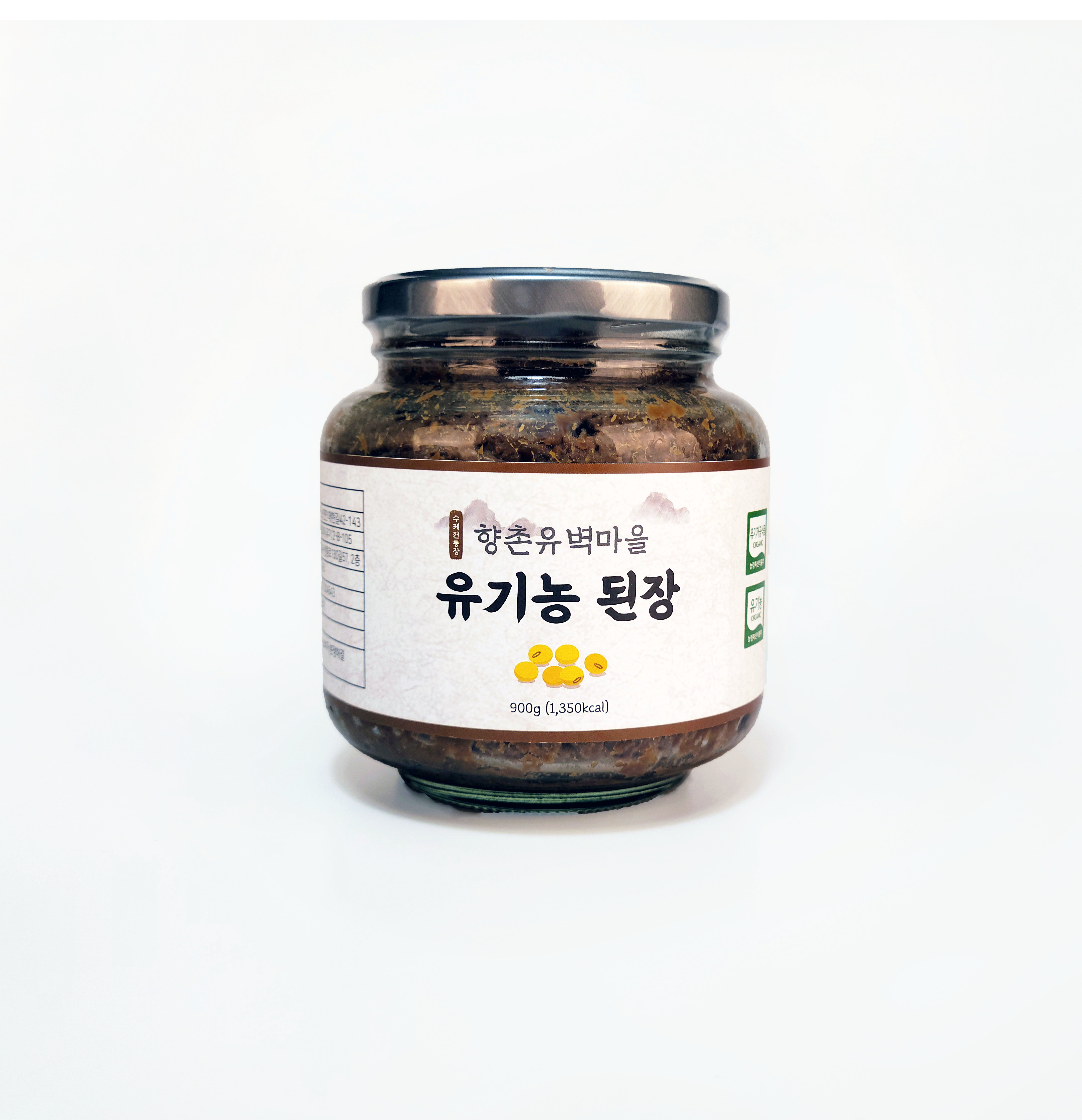 유기농으로 직접 재배하여 만든 향촌유벽마을 유기농 고추장1kg / 된장900g - 상세 이미지 3