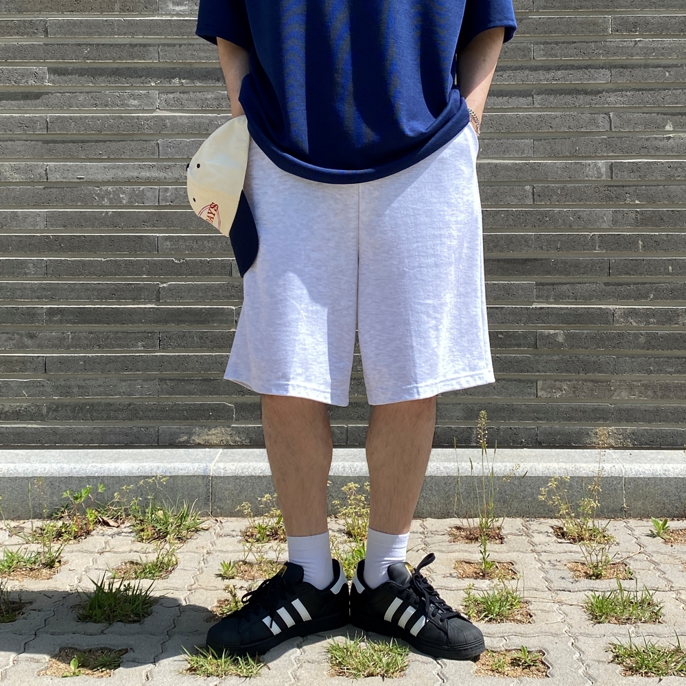 6부반바지 벌룬반바지 버뮤다스웻팬츠 - 상세 이미지 2