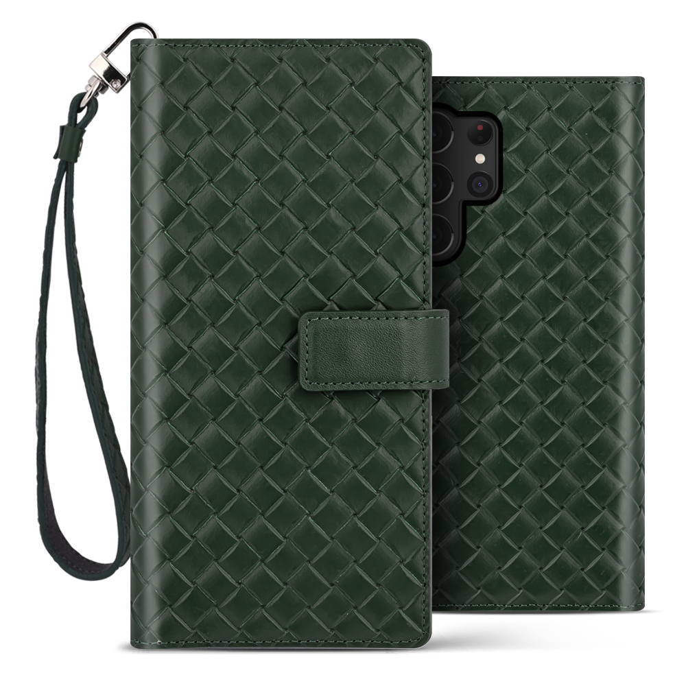 벨라벨루치 갤럭시 S22 플러스 울트라 비첸티노 슬림 지갑형 다이어리 핸드폰 케이스 마호가니레드 - 상세 이미지 4