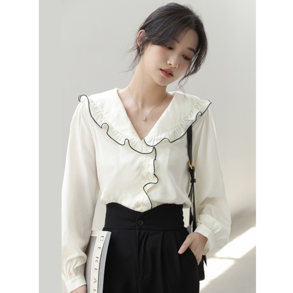 동상이몽 339화 이지혜 블라우스 클래식 레이스 - 상세 이미지 4