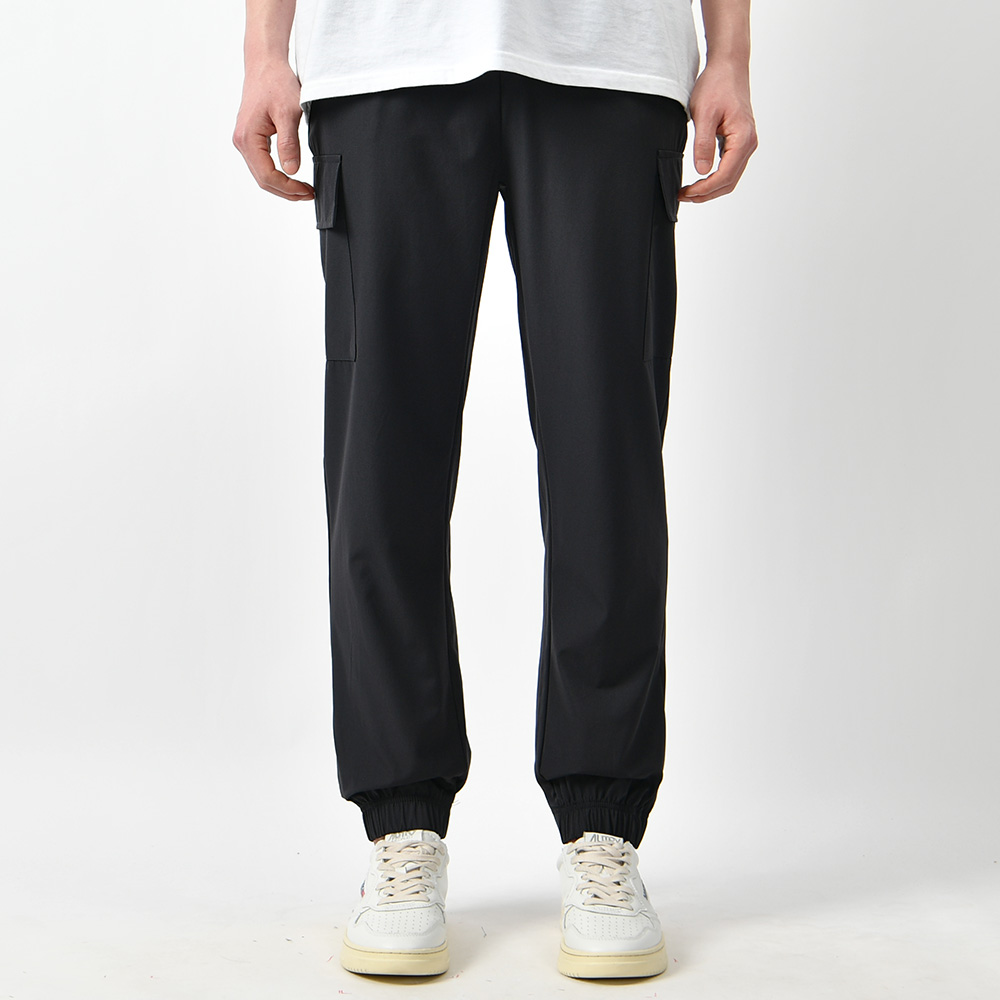 남자 여름 카고조거팬츠 아이스 쿨링 스판 밴딩 바지 - 상세 이미지 4