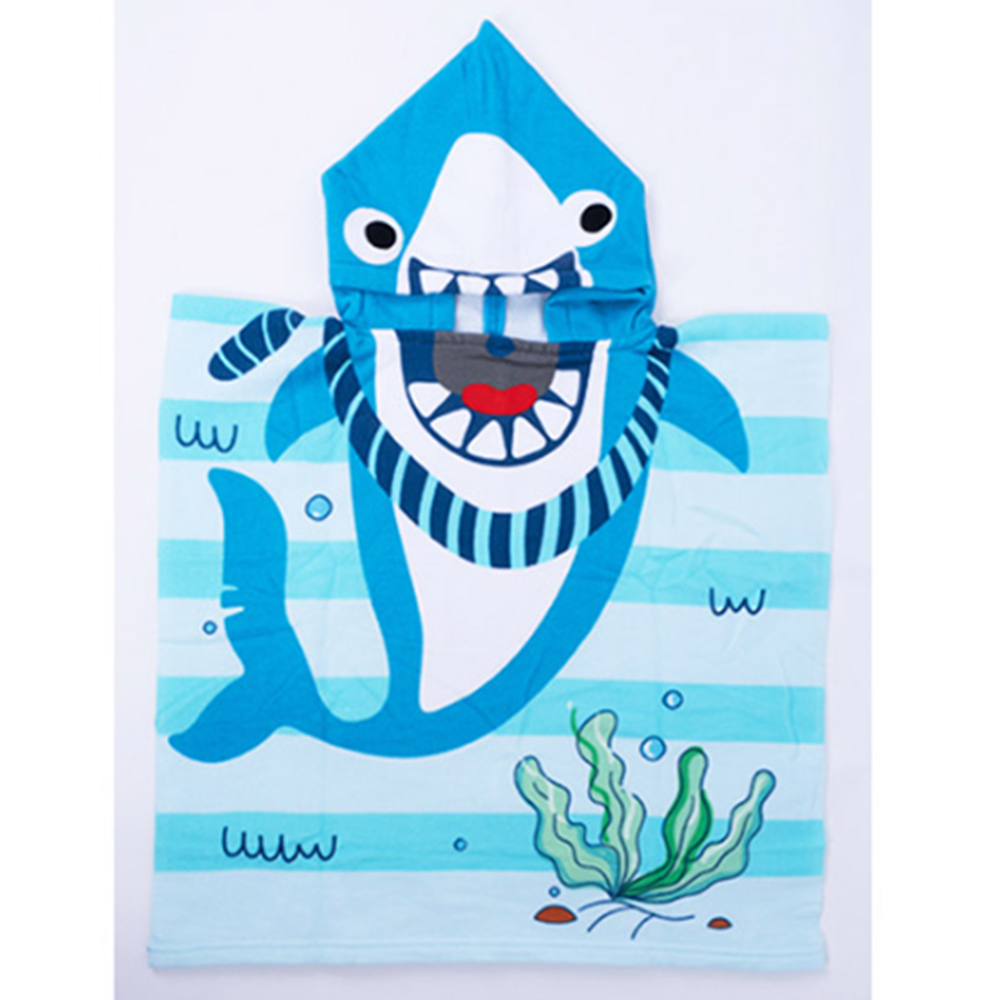물놀이가운 유아 아동 어린이 키즈 샤워타올 비치 판초타월