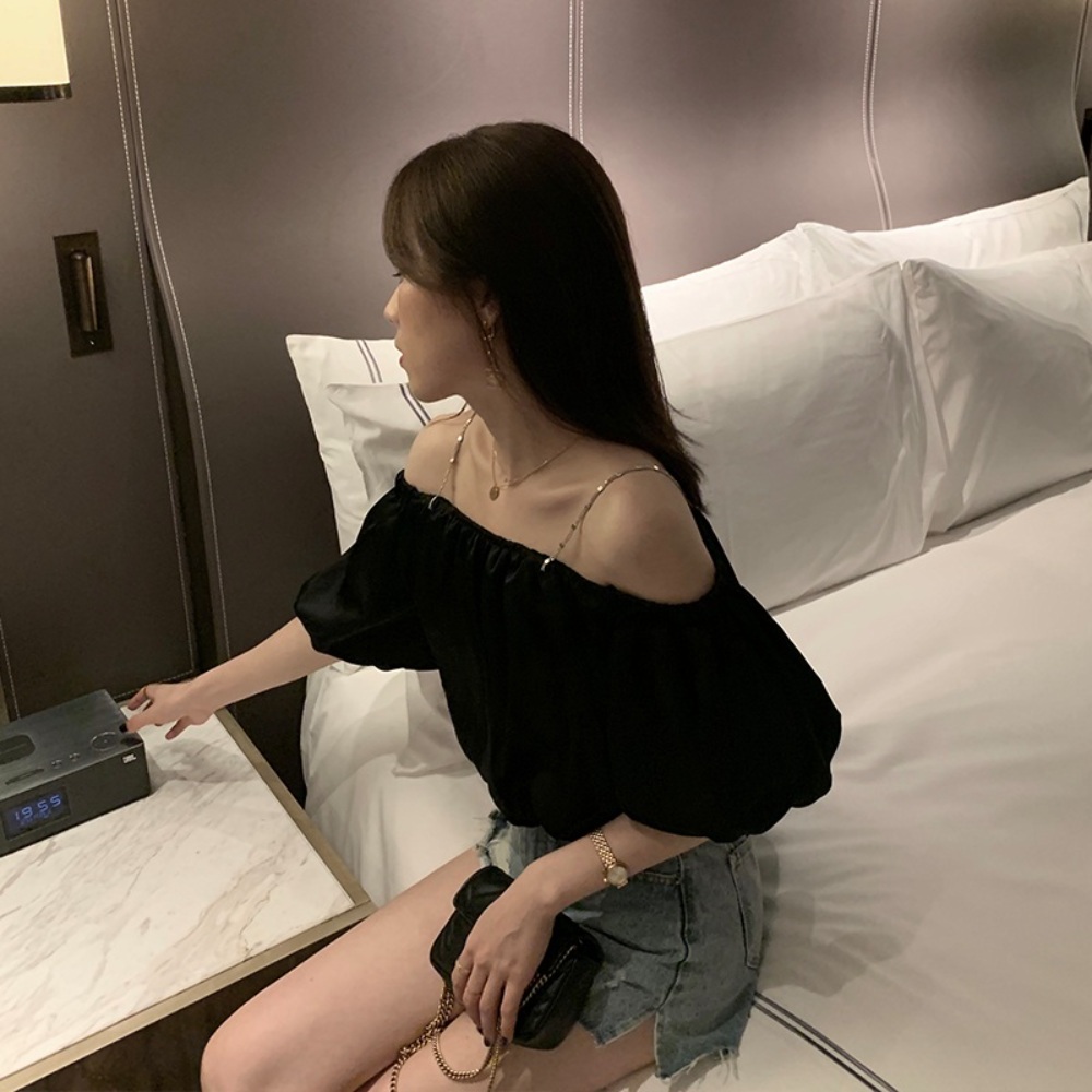 동상이몽 339회 김윤지 블라우스 오프숄더 우아한 - 상세 이미지 2