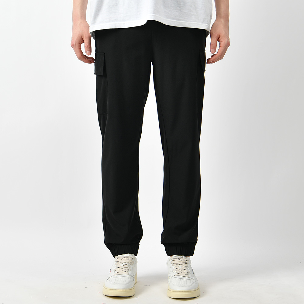 남자 여름 카고조거팬츠 아이스 쿨링 스판 밴딩 바지 - 상세 이미지 2