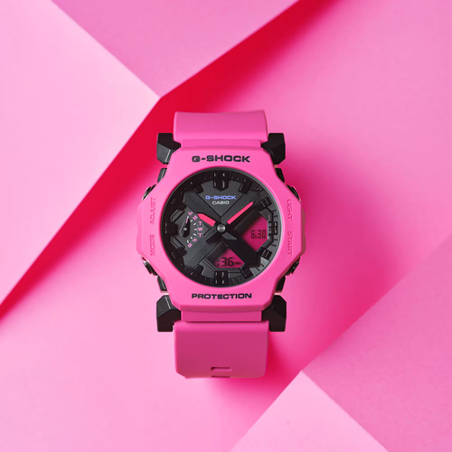 카시오 CASIO 지샥 핑크 GA-2300-4AJF 여자 캐주얼 스포츠 손목시계 - 상세 이미지 2