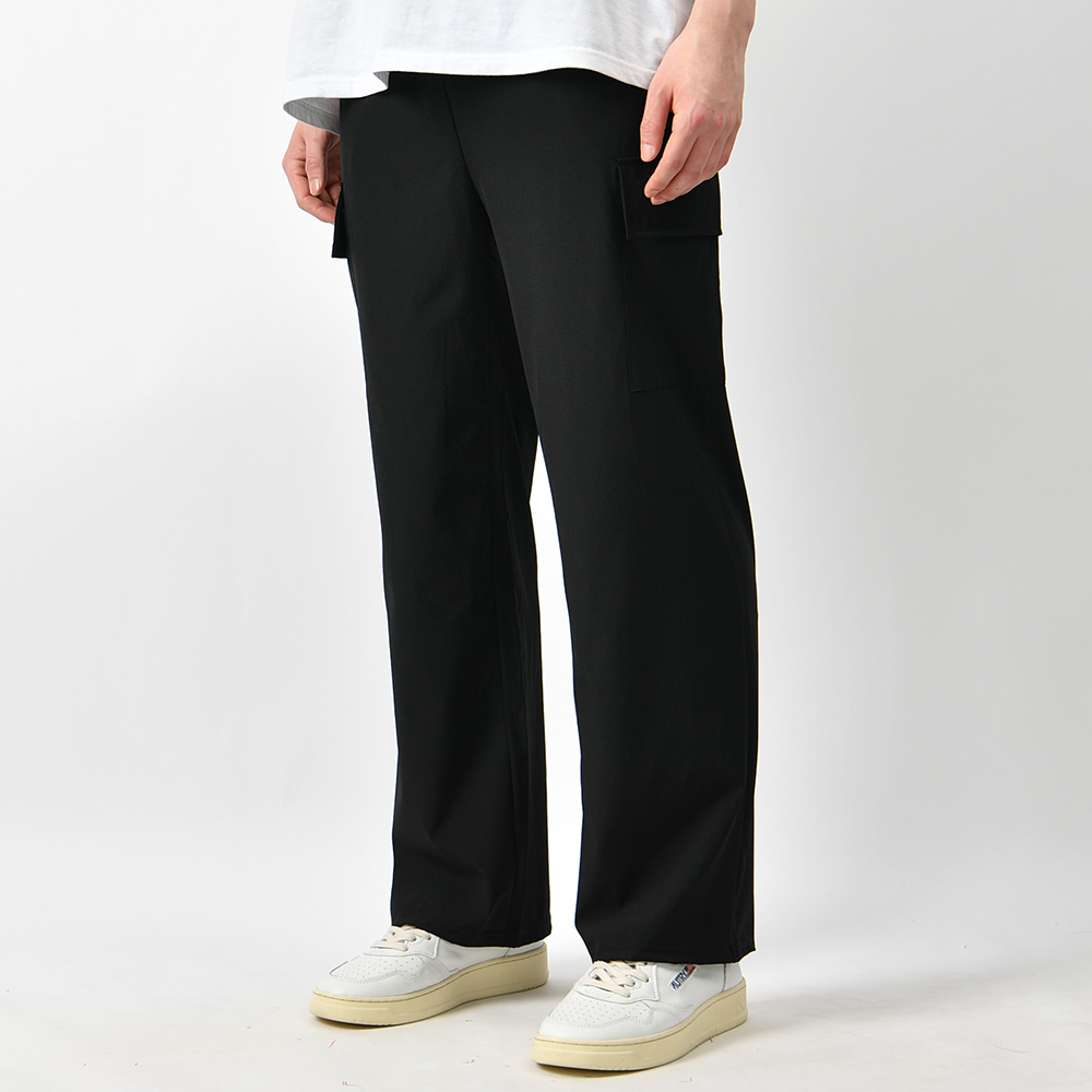 남자 여름 카고팬츠 와이드 아이스 쿨링 밴딩 스판 바지 - 상세 이미지 3