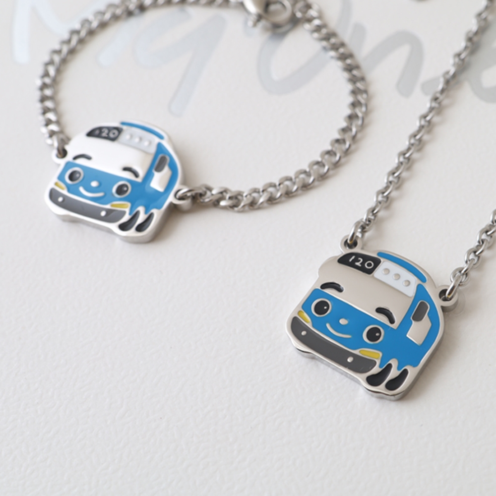 타요3세대 써지컬스틸 미아방지 목걸이 팔찌 아기 유아 어린이