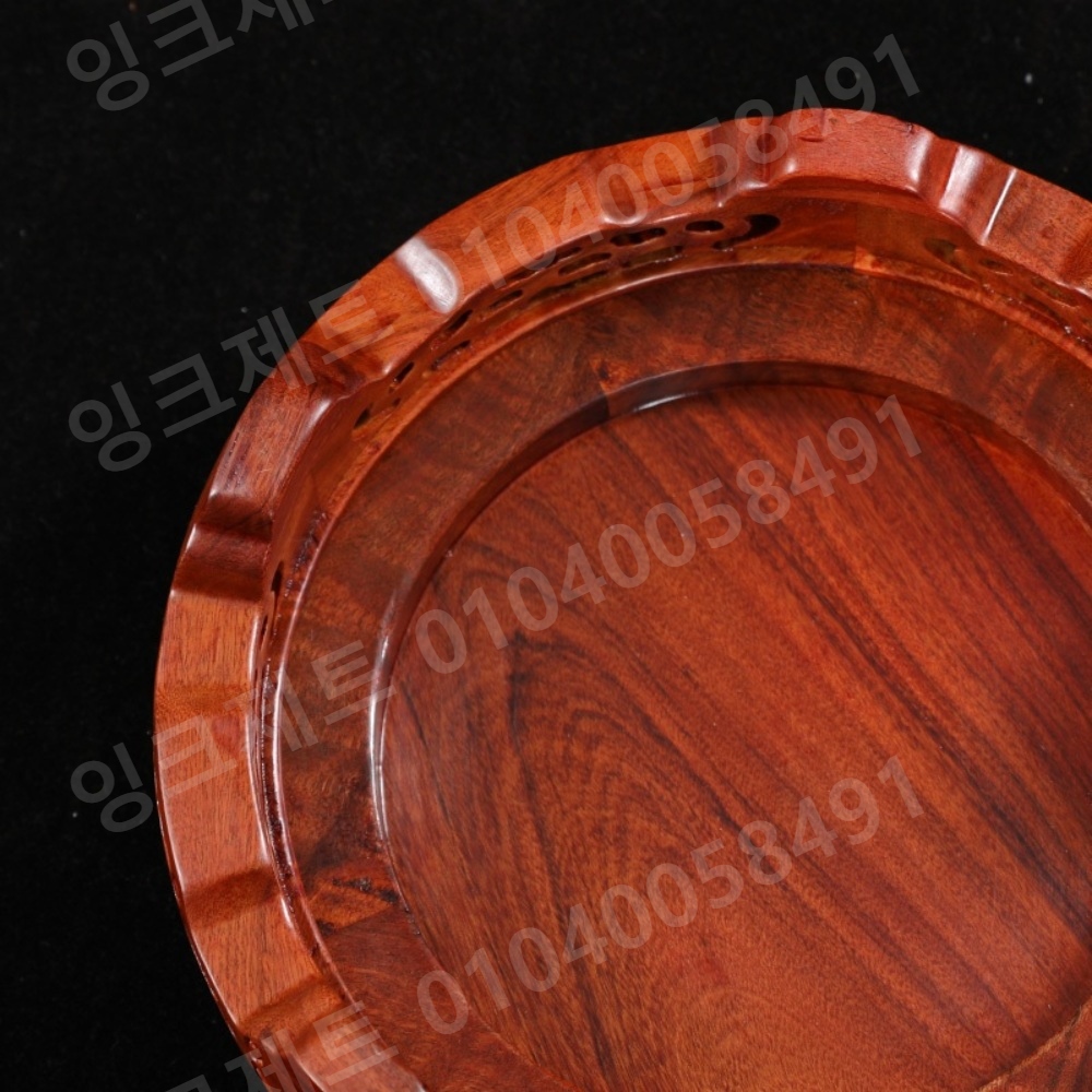 수석받침대 흑단목 분재 불상 도자기 실내 계시목 선반 - 상세 이미지 5